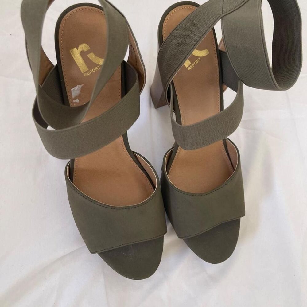 Unbranded Women's Green and Khaki Sandals
